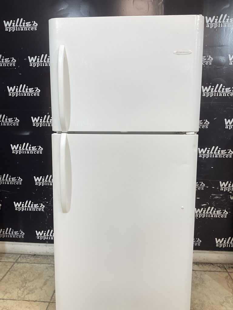 Frigidaire Used Refrigerator Top and Bottom 30x69 (White) 