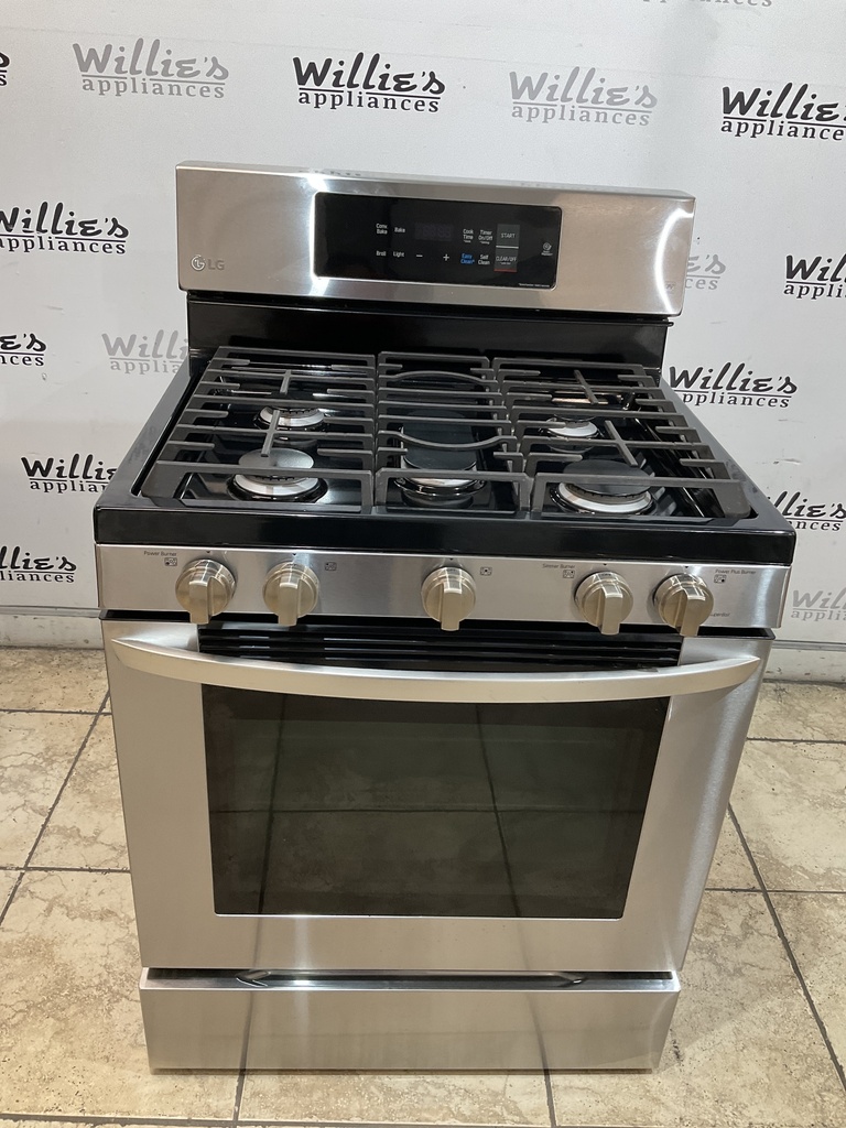 Lg Used Natural Gas Stove 30inches (Stainless Steel) 