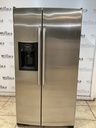 Ge Used Refrigerator Side by Side 36x69 (Stainless Steel) 