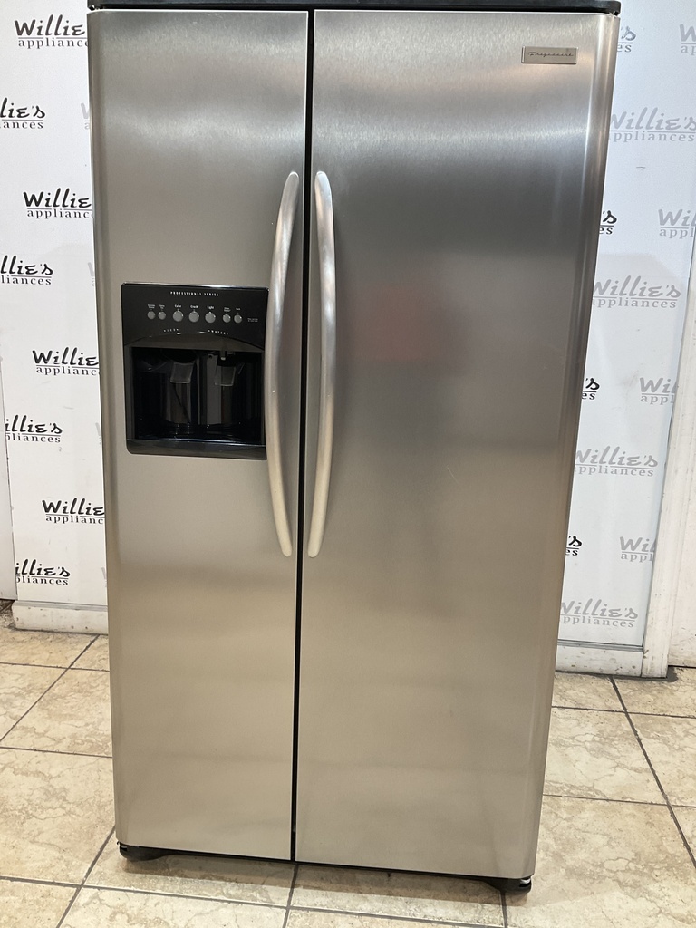 Frigidaire Used Refrigerator Side by Side 36x69 (Stainless Steel) 