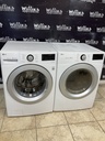 Lg Used Electric Set Washer/Dryer 220volts (30 AMP) 27inches {3 prong} (White) 