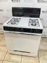 Hotpoint Used Natural Gas Stove 30inches (White/Black) 