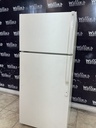 Ge Used Refrigerator Top and Bottom 28x64 1/2” (Bisque)