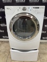 Whirlpool Used Electric Dryer 220volts (30 AMP) 27inches {4 prong} (White) 