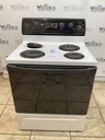 Whirlpool Used Electric Stove 220volts (40/50 AMP) 30inches {3 prong} (White/Black) 