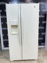 Ge Used Refrigerator Side By Side Counter Depth 36x69 (Bisque) 