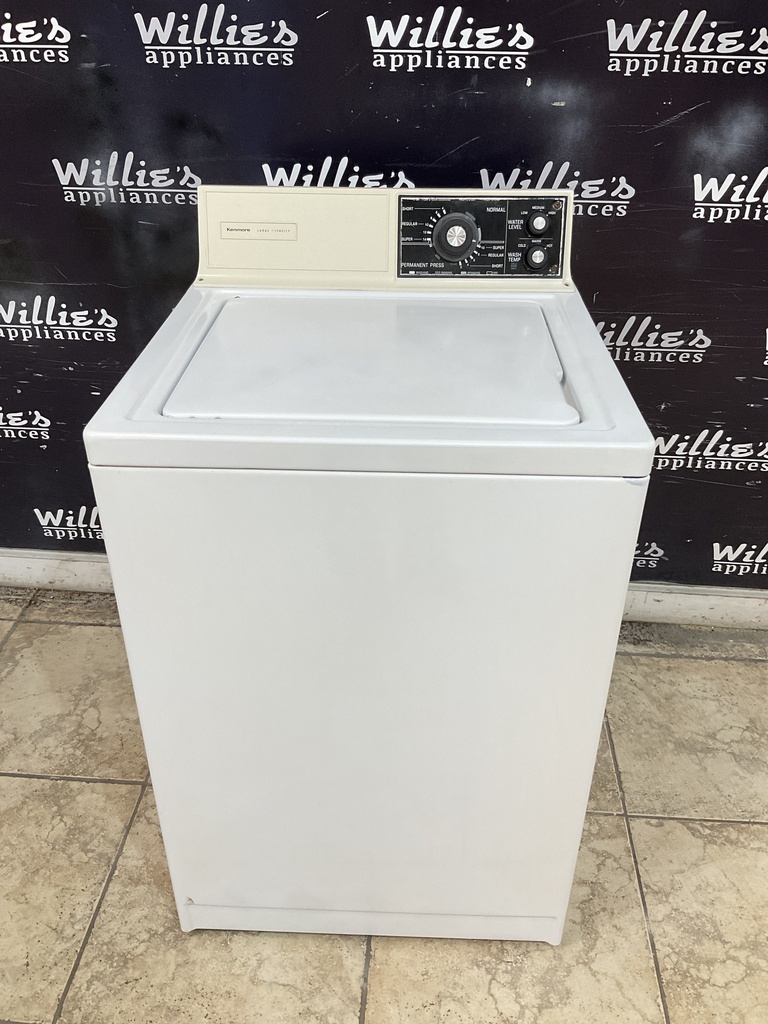 Kenmore Used Washer top-load 24inches (White) 