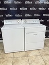 Whirlpool Used Natural Gas Set Washer/Dryer 27/29inches (white) 