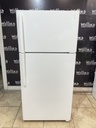 Ge Used Refrigerator Top and Bottom 28x61 (White)