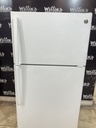 Ge Used Refrigerator Top and Bottom 28x61 (White) 