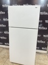 Hotpoint Used Refrigerator Top and Bottom 28x61 1/2” (White)