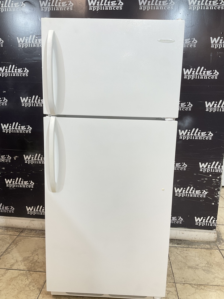 Frigidaire Used Refrigerator Top and Bottom 28 1/2” x 65 1/2” (White)