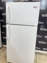 Frigidaire Used Refrigerator Top and Bottom 30x65 1/2” (White) 