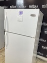 Frigidaire Used Refrigerator Top and Bottom 28x59 1/2” (White) 