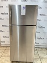 Ge Used Refrigerator Top and Bottom 28x64 (Stainless Steel) 