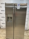 Ge Used Refrigerator Side by Side Counter Depth 36x69 (Stainless Steel) 