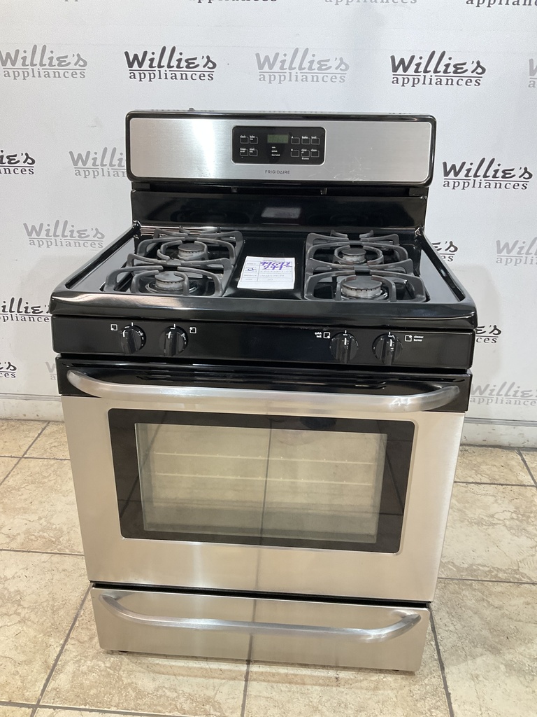 Frigidaire Used Natural Gas Stove 30inches (Stainless Steel) 