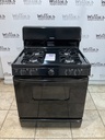 Hotpoint Used Natural Gas Stove 30inches (Black) 
