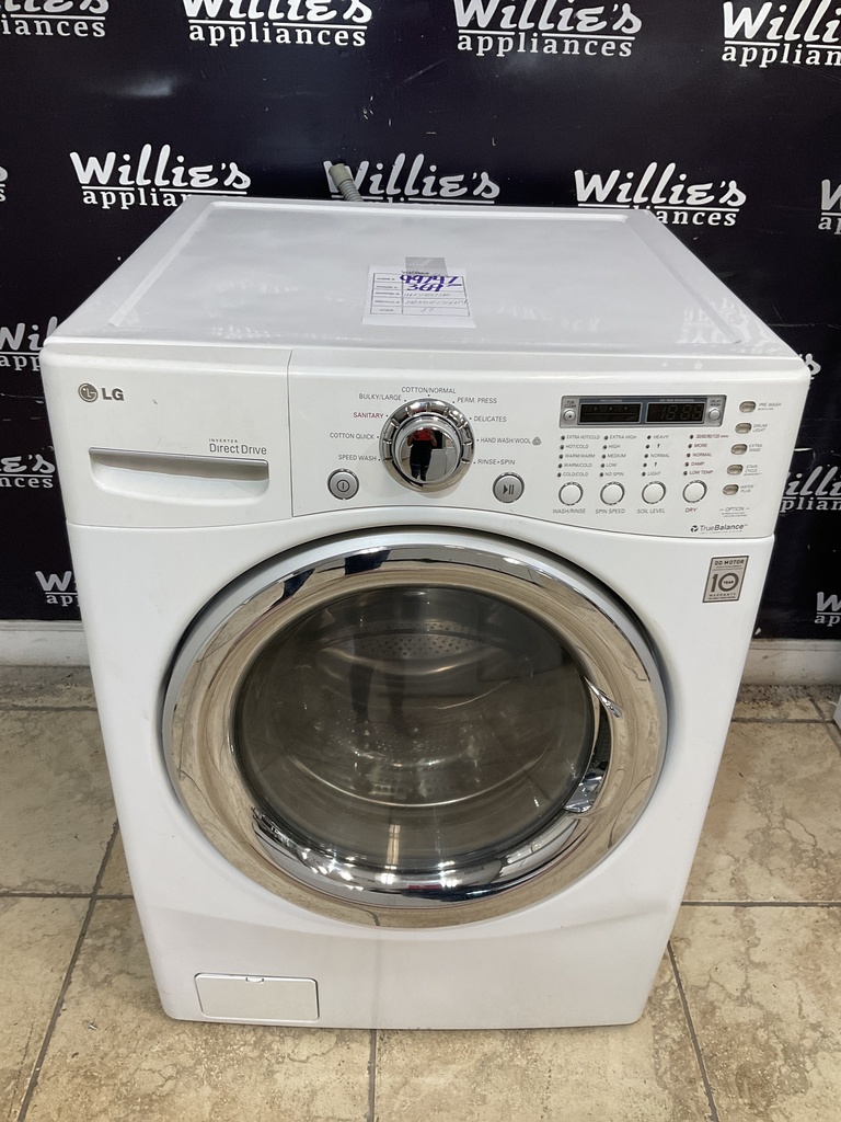 Lg Used Washer Front-load 27inches (White) 