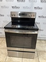 Ge Used Electric Stove 220volts (40/50 AMP) 30inches {no cord} (Stainless steel) 