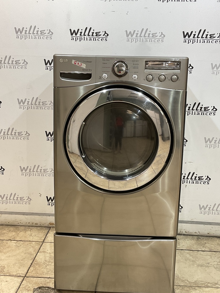 Lg Used Natural Gas Dryer 27inches (Grey) 