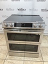 Samsung Used Electric Induction Stove 220volts (40/50 AMP) 30inches {3 prong} (Stainless Steel) 