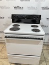 Kenmore Used Electric Stove 220volts (40/50 AMP) 30inches {no cord} (White/Black) 