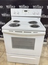 Whirlpool Used Electric Stove 220volts (40/50 AMP) 30inches {3 prong} (White) 