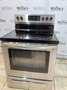 Frigidaire Used Electric Stove 220volts (40/50 AMP) 30inches {no cord} (Stainless steel) 