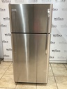 Frigidaire Used Refrigerator Top and Bottom 30x65 1/2” (Stainless Steel) 