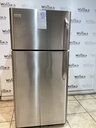 Frigidaire Used Refrigerator Top and Bottom 30x65 1/2” (Stainless Steel) 
