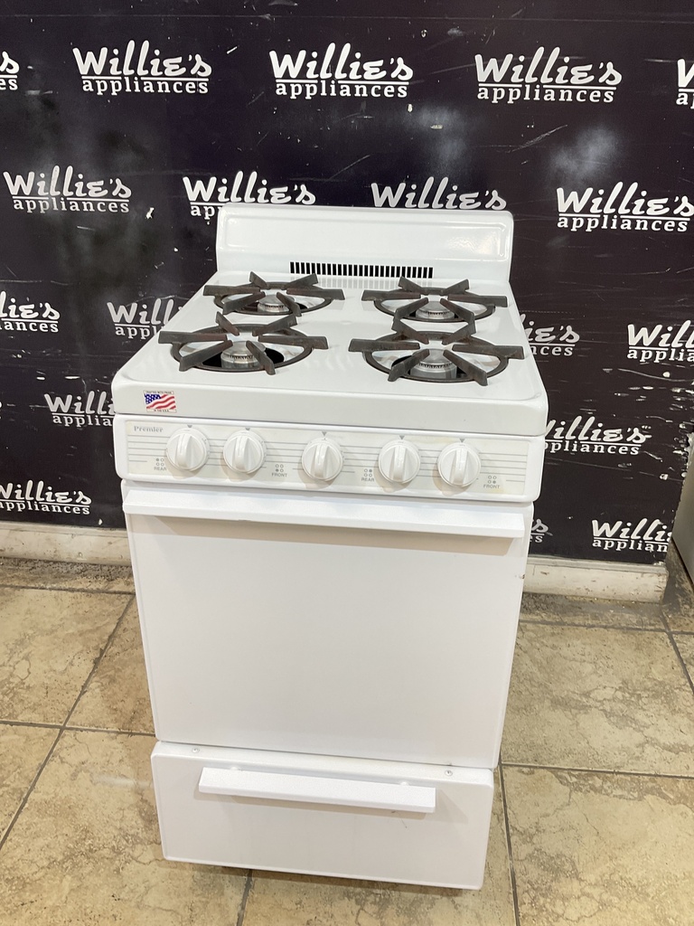 Premier Used Natural Gas Stove 20inches (White) 