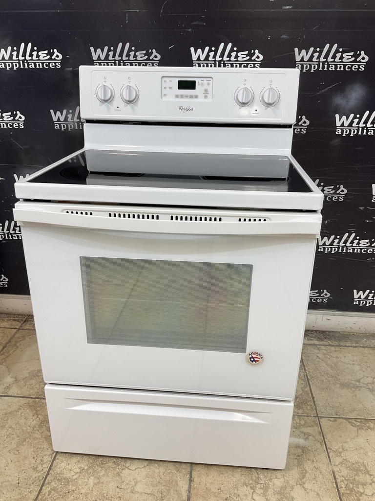 Whirlpool Used Electric Stove 220volts (40/50 AMP) 30inches {4 prong} 