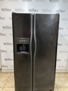 Frigidaire Used Refrigerator Side by Side 36 1/2” x 68” (Black) 