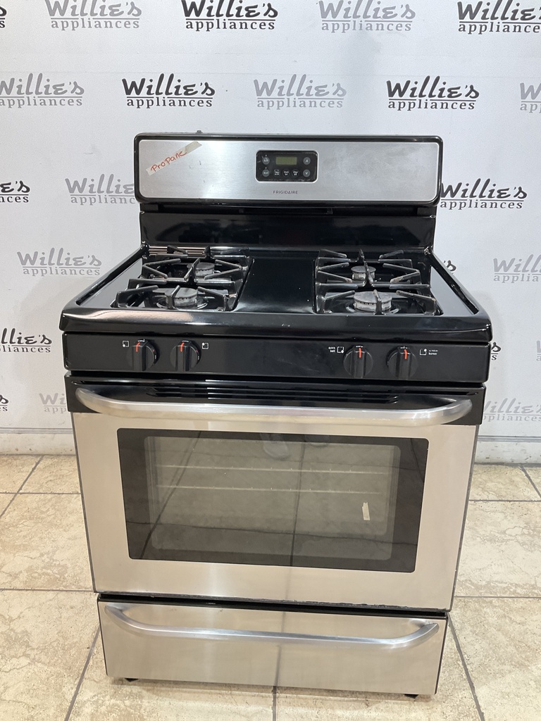 Frigidaire Used Gas Propane Stove 30inches (Stainless Steel) 