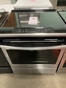 Whirlpool Used Electric Stove 220volts (40/50 AMP) 30inches {3 prong} (Stainless Steel) 