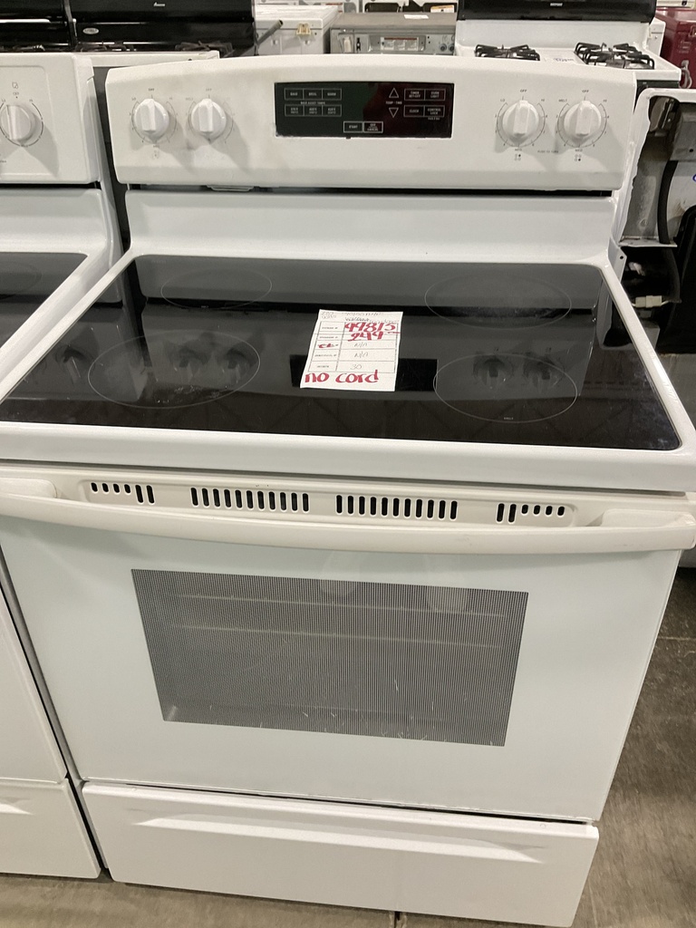 Frigidaire Used Electric Stove 220volts (40/50 AMP) 30inches {no cord} (White) 