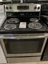 Ge Used Electric Stove 220volts (40/50 AMP) 30inches {no cord} (Stainless steel) 