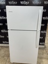 Frigidaire Used Refrigerator Top and Bottom 28x59 1/2” (White) 