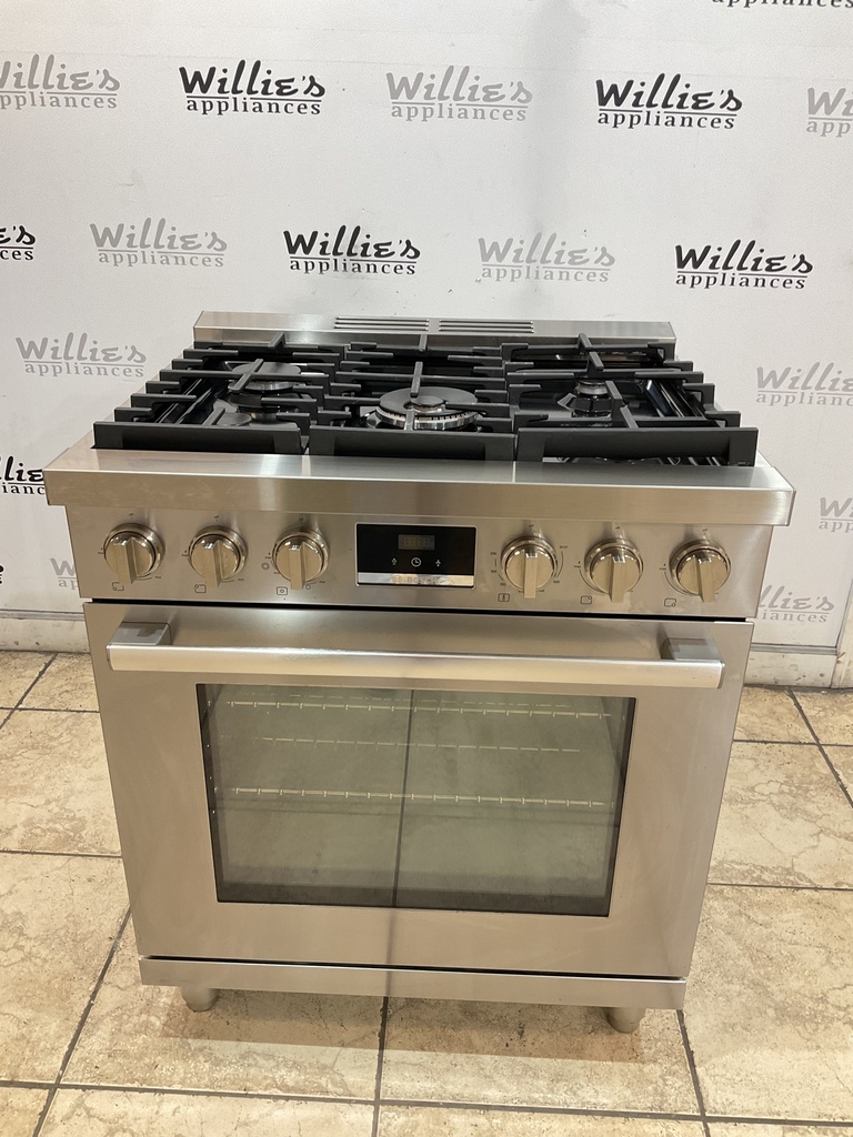 Bosch Used Natural Gas Stove 30inches (Stainless Steel) 