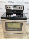 Whirlpool Used Electric Stove 220volts (40/50 AMP) 30inches {3 prong} (Stainless Steel) 