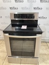Lg Used Electric Stove 220volts (40/50 AMP) 30inches {no cord} (Stainless Steel) 