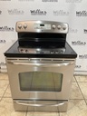 Ge Used Electric Stove 220volts (40/50 AMP) 30inches {4 prong} (Stainless Steel) 