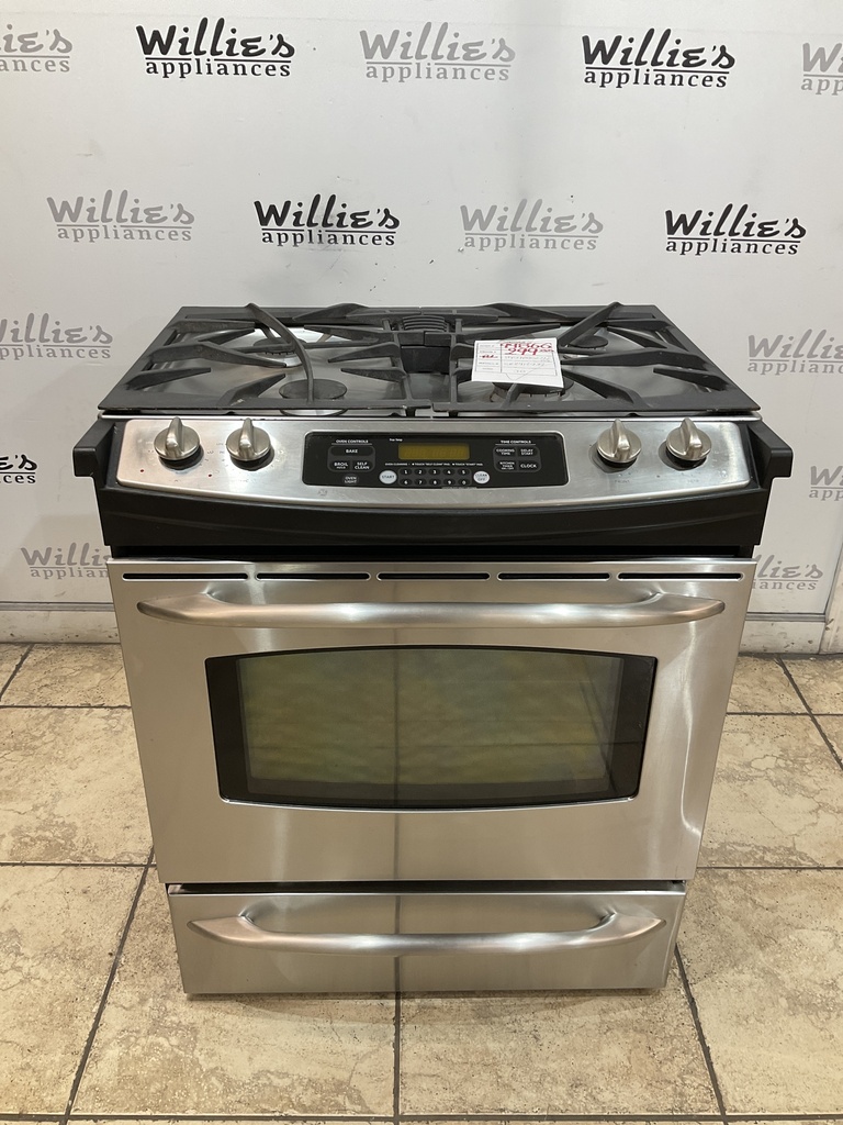 Ge Used Natural Gas Stove 30inches (Stainless Steel) 