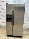 Whirlpool Used Refrigerator Side by Side 33x65 1/2” (Stainless Steel) 