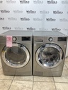 Lg Used Natural Gas Set Washer/Dryer Front-load 27inches (Grey) 