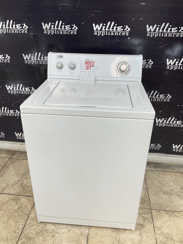 Whirlpool Used Washer Top-load 27inches (White) 