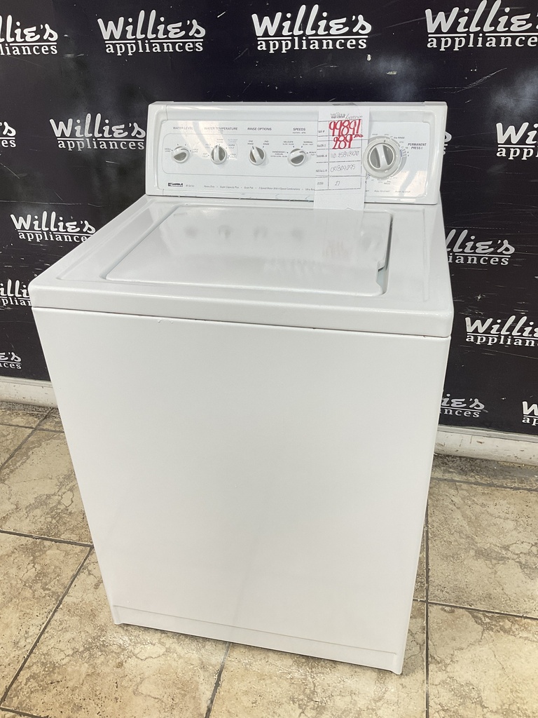 Kenmore Used Washer Top-load 27inches (White) 