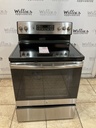 Ge Used Electric Stove 220volts (40/50 AMP) 30inches {4 prong} (Stainless Steel) 