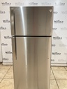 Ge Used Refrigerator Top and Bottom 28x64 1/2” (Stainless Steel) 